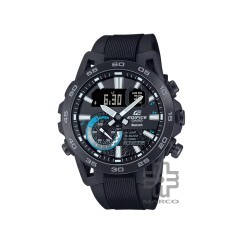 Casio Edifice ECB-40PB-1A Black Stainless Steel Band Men Watch