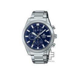 Casio Edifice EFB-710D-2AV Silver Stainless Steel Band Men Watch