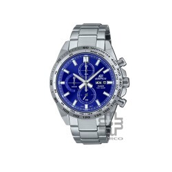 Casio Edifice EFR-574D-2AV Silver Stainless Steel Band Men Watch