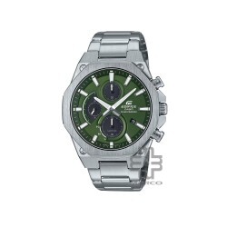 Casio Edifice EFS-S570D-3A Silver Stainless Steel Band Men Watch