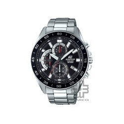 Casio Edifice EFV-550D-1AV Silver Stainless Steel Band Men Watch