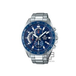 Casio Edifice EFV-550D-2AV Silver Stainless Steel Band Men Watch