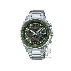 Casio Edifice EFV-600D-3CV Silver Stainless Steel Band Men Watch