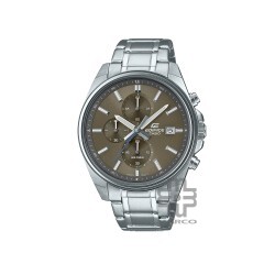 Casio Edifice EFV-610D-5CV Silver Stainless Steel Band Men Watch