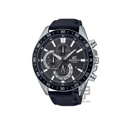 Casio Edifice EFV-620L-1AV Black Leather Band Men Watch