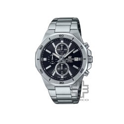 Casio Edifice EFV-640D-1AV Silver Stainless Steel Band Men Watch