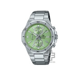 Casio Edifice EFV-640D-3AV Silver Stainless Steel Band Men Watch