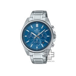 Casio Edifice EFV-650D-2AV Silver Stainless Steel Band Men Watch