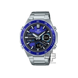 Casio Edifice EFV-C110D-2AV Silver Stainless Steel Band Men Watch