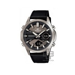 Casio Edifice EFV-C120L-8A Black Leather Band Men Watch