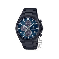 Casio Edifice EQS-950DC-2AV Black Stainless Steel Band Men Watch