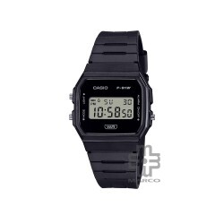 Casio General F-91WB-1A Black Bio-Based Resin Band Men Watch / Women Watch / Youth Watch