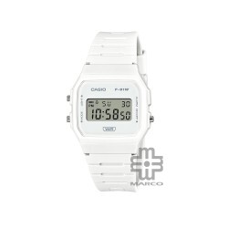 Casio General F-91WB-7A White Bio-Based Resin Band Men Watch / Women Watch / Youth Watch