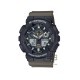 Casio G-Shock Two-Tone Utility Series GA-100TU-1A3 Olive Green Resin Band Men Sports Watch