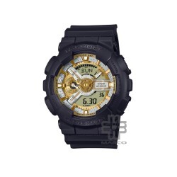 Casio G-Shock GA-110CD-1A9 Black Resin Band Men Sports Watch