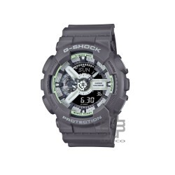 Casio G-Shock Hidden Glow Series GA-110HD-8A Gray Resin Band Men Sports Watch