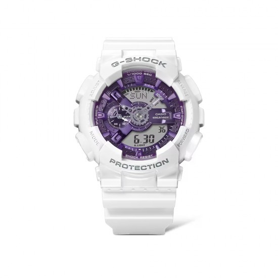 Casio G-Shock Seasonal Collection 2023 GA-110WS-7A White Resin Band Men Sports Watch