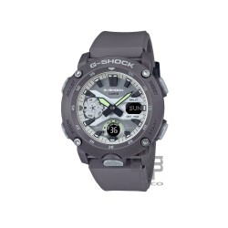 Casio G-Shock Hidden Glow Series GA-2000HD-8A Gray Resin Band Men Sports Watch