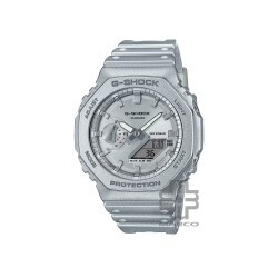 Casio G-Shock Forgotten Future Series GA-2100FF-8A Metallic Silver Resin Band Men Sport Watch