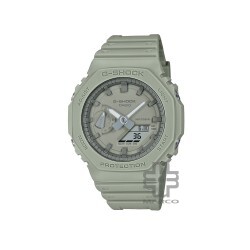 Casio G-Shock Nature's Color Series GA-2100NC-3A Green Resin Band Men Sports Watch