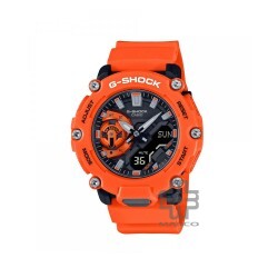 Casio G-Shock GA-2200M-4A Orange Resin Band Men Sports Watch