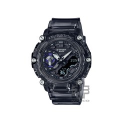 Casio G-Shock Sound Wave Series GA-2200SKL-8A Dark Gray Resin Band Men Sports Watch