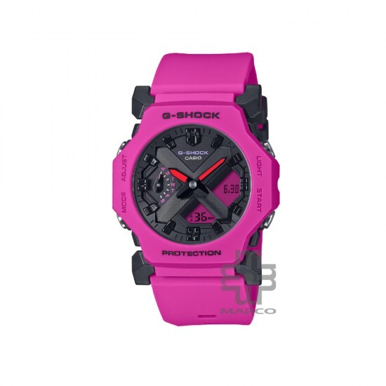 Casio G-Shock GA-2300-4A Pink Resin Band Men Sport Watch