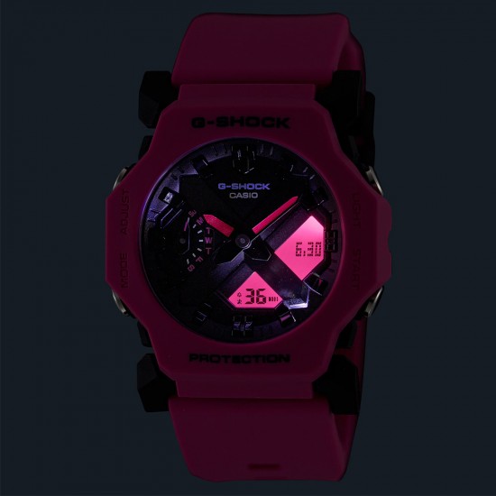 Casio G-Shock GA-2300-4A Pink Resin Band Men Sport Watch