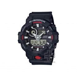 Casio G-shock GA-700-1A Black Resin Band Men Sports Watch