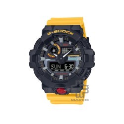 Casio G-Shock Mix Tape Series GA-700MT-1A9 Yellow Resin Band Men Sports Watch