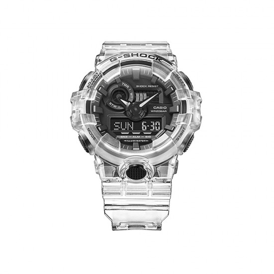 Casio G-Shock GA-700SKE-7A Transparent Resin Band Men Sports Watch