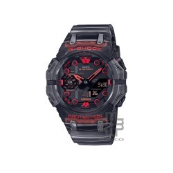 Casio G-Shock GA-B001G-1A Black Translucent Resin Band Men Sports Watch