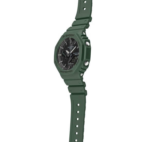 Casio G-Shock GA-B2100-3A Army Green Resin Band Men Sports Watch