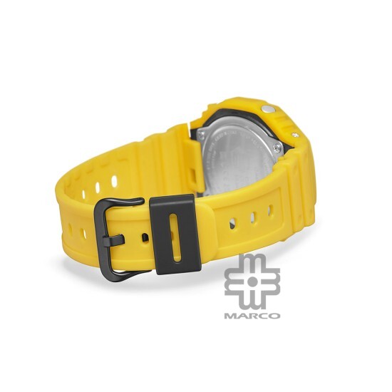 Casio G-Shock GA-B2100C-9A Yellow Resin Band Men Sports Watch