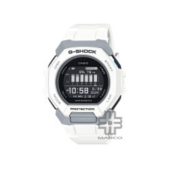 Casio G-Shock G-Squad GBD-300-7 White Bio-Based Resin Band Men Sports Watch