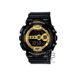 Casio G-Shock GD-100GB-1 Black Resin Band Men Sport Watch