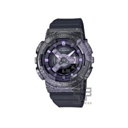 [Limited Edition] Casio G-Shock Women Stone Series GM-S114GEM-1A2 Black Resin Band Sport Watch