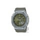 Casio G-Shock Women GM-S2100-3A Olive Green Resin Band Sports Watch