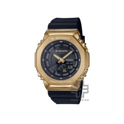 Casio G-Shock Women Black x Gold Series GM-S2100GB-1A Black Resin Band Sports Watch