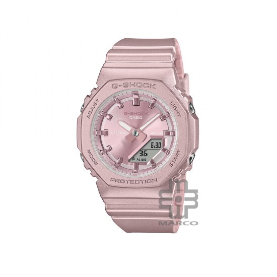 Casio G-Shock Women GMA-P2100ST-4A Pink Bio-Based Resin Band Sports Watch