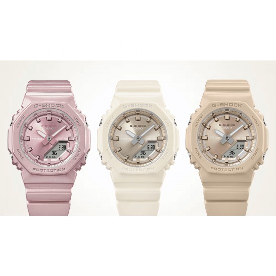 Casio G-Shock Women GMA-P2100ST-4A Pink Bio-Based Resin Band Sports Watch