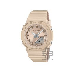 Casio G-Shock Women GMA-P2100ST-9A Beige Bio-Based Resin Band Sports Watch