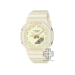 Casio G-Shock Women GMA-P2100W-7A Light Beige Bio-Based Resin Band Sports Watch