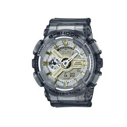 Casio G-Shock Women GMA-S110GS-8A Grey Semi-Trans Resin Band Sports Watch