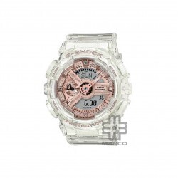 Casio G-Shock Women GMA-S110SR-7A Transparent Resin Band Sports Watch