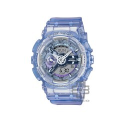 Casio G-Shock Women Virtual World Series GMA-S110VW-6A Purple Translucent Resin Band Sports Watch