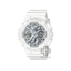 Casio G-Shock Women Beach Resort Series GMA-S120VA-7A White Bio-based Resin Band Sports Watch