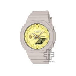 Casio G-Shock Women Nature's Color Series GMA-S2100NC-4A Light Gray Bio-Based Resin Band Sports Watch