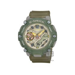 Casio G-Shock Women Peaceful Outdoor Colors Series GMA-S2200PE-3A Olive Green Resin Band Sports Watch