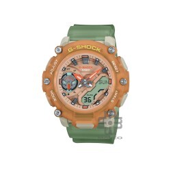 Casio G-Shock Women Peaceful Outdoor Colors Series GMA-S2200PE-5A Green Resin Band Sports Watch